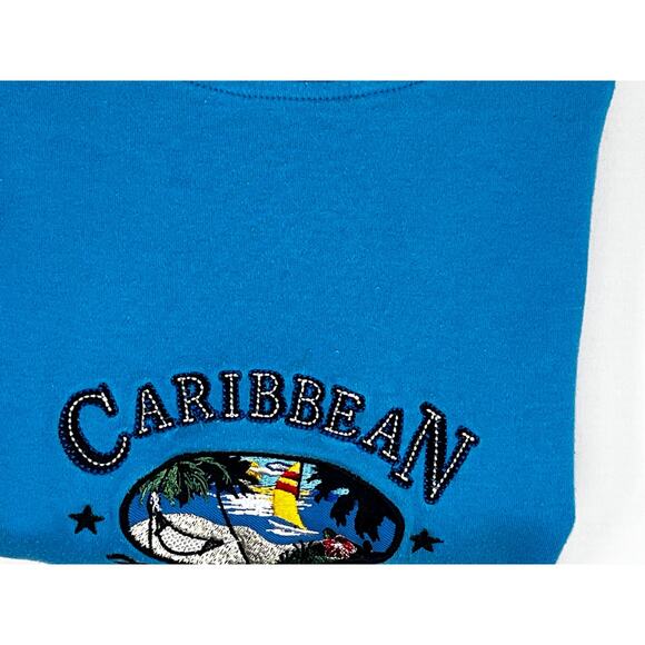 Princess Cruises Carribean Embroidered Tshirt Size Large PreOwned in fair - Picture 13 of 13
